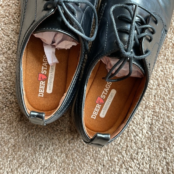 Oxford Black Big Kids size 6.5 (men’s) dress shoes - Picture 7 of 12